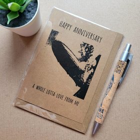 Funny Led Zeppelin Anniversary Card