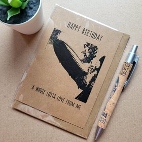 Funny Led Zeppelin Birthday Card