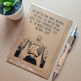 Laputa Castle in the sky Valentines Card
