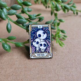 Princess Mononoke Pin Badge - Fool Tarot card