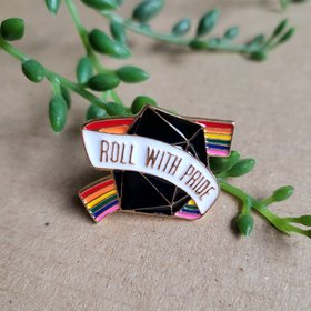 DnD Pride Rainbow Pin badge - Dungeons and Dragons