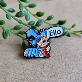 Labyrinth Worm Enamel Pin badge