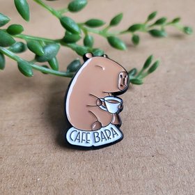 Funny Capybara Pin badge