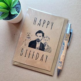 Funny Biffy Clyro Birthday card