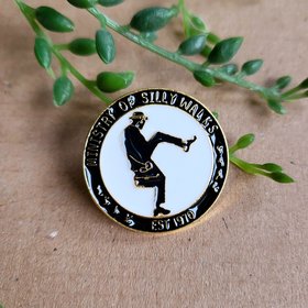 Monty Python Silly Walks Enamel Pin badge