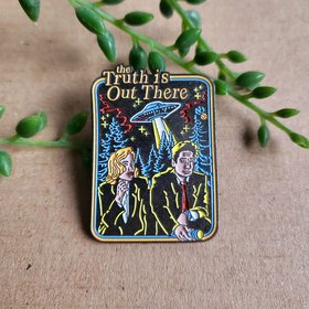 X Files Enamel Pin badge