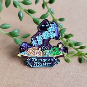 Dungeon Master Enamel Pin badge