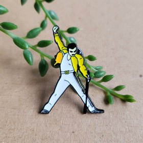 Freddie Mercury Enamel Pin badge