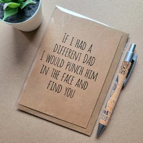 Funny Rude Fathers Day Card