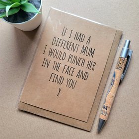 Funny Rude Mothers Day Card