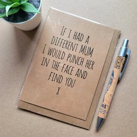 Funny Rude Mothers Day Card