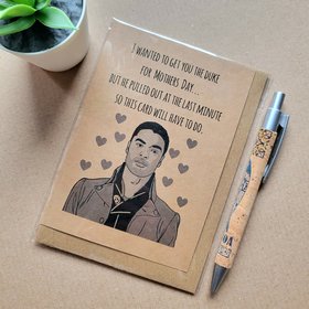 Funny Bridgerton Mothers Day Card