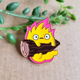 Calcifer Enamel Pin badge