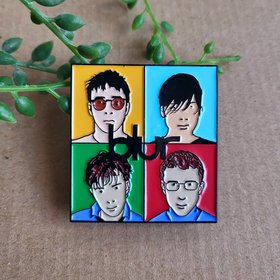 Blur Enamel Pin badge