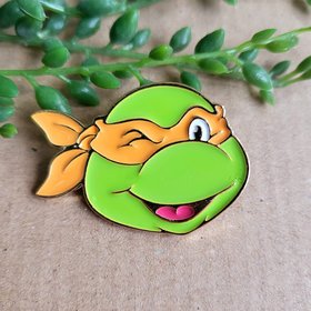 Teenage Mutant Ninja Turtle Michaelangelo Pin badge