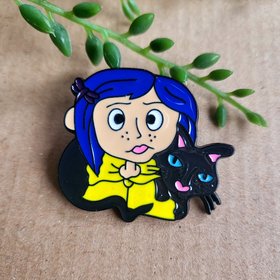 Coraline Enamel Pin badge