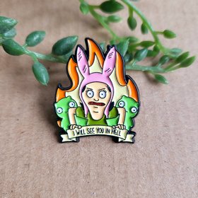 Bobs Burgers Louise Enamel Pin badge