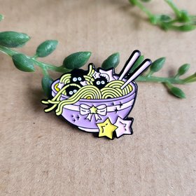 Soot Sprite noodles Enamel Pin badge