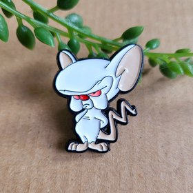 Pinky and the Brain Enamel Pin badge