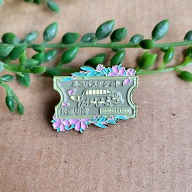 Totoro Catbus Ticket Enamel Pin badge
