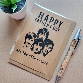 The Beatles Fathers Day Card
