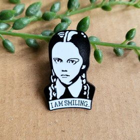 Wednesday Addams Enamel Pin badge