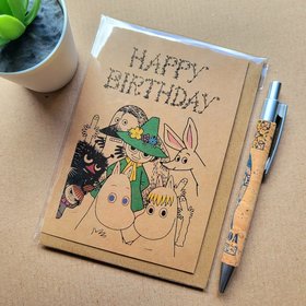 Moomins Birthday Card