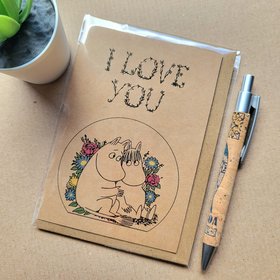 Moomin Valentines Card
