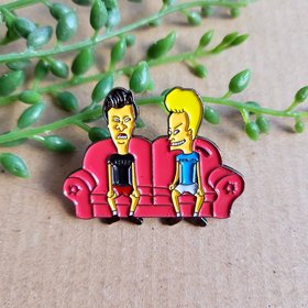 Beavis and Butthead Enamel Pin Badge
