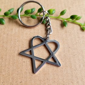 Heartagram HIM Keyring