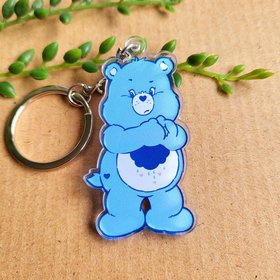 Grumpy Care Bear Keyring
