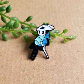 Hollow Knight Kung Fu pin badge