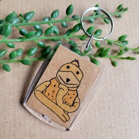 Flat Eric Keyring