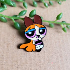 Powerpuff Blossom Enamel Pin Badge
