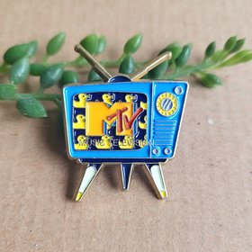 MTV enamel pin badge