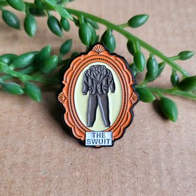 New Girl enamel pin badge