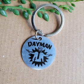 Always Sunny Dayman Keyring