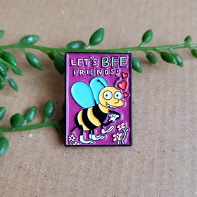Simpsons Valentines Pin Badge