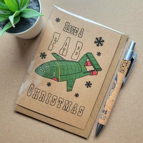 Thunderbirds Christmas Card 