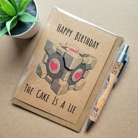 Portal Birthday Card 