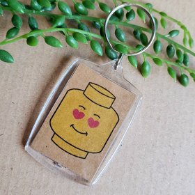 Lego Valentines Keyring