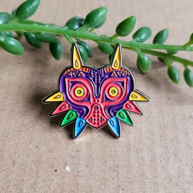Zelda Majora's Mask Enamel Pin badge
