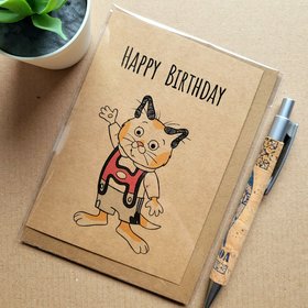 Richard Scarry Birthday Card