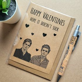 Vampire Diaries Valentines Card