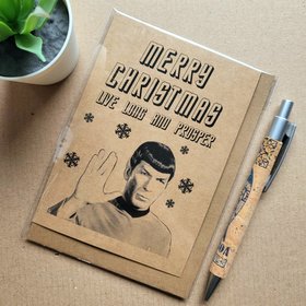 Star Trek Christmas Card
