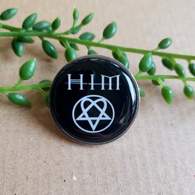 HIM Heartagram pin badge