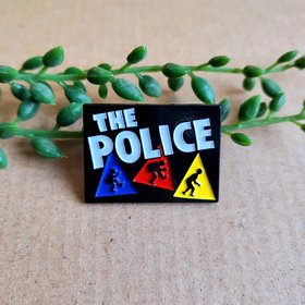 The Police Enamel Pin badge