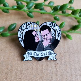 Addams Family valentines Enamel Pin badge