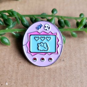 Tamagotchi Enamel Pin badge