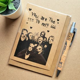 Funny Slipknot Valentines Card